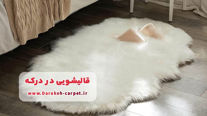 شستشوی انواع فرش های فانتزی و خاص در قالیشویی درکه